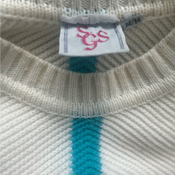 SGS Vintage Knit Wool Sweater, size Medium - Picture 6 of 9